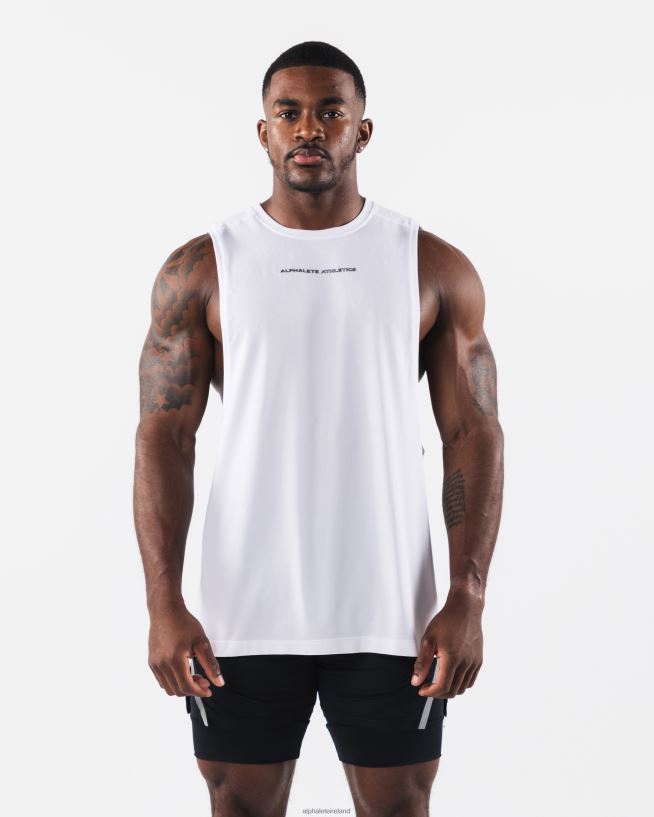Clothing IE Alphalete Men AA Airtech Cutoff White 2L4400570