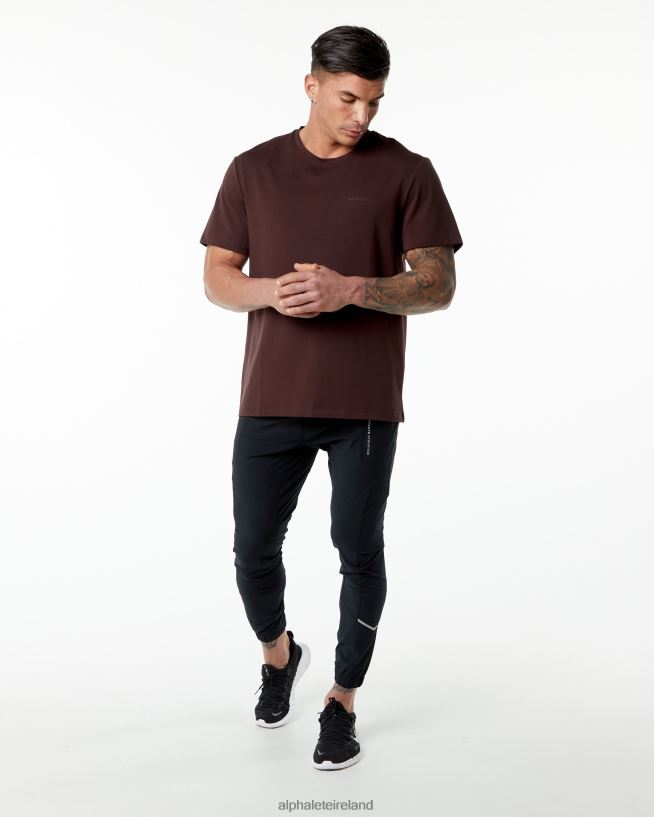 Clothing IE Alphalete Men Classic Tee Burgundy Red 2L4400554