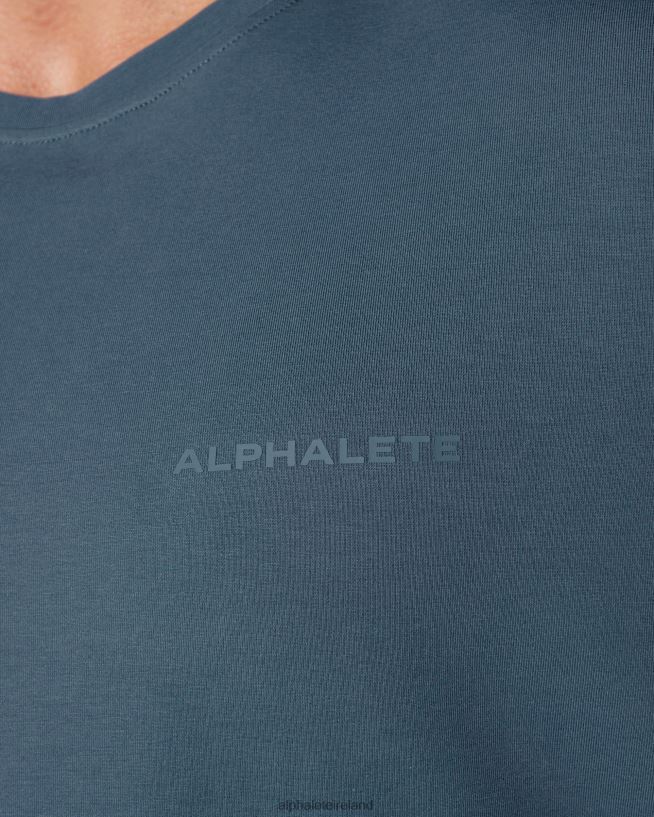 Clothing IE Alphalete Men Classic Tee Whale Blue 2L4400556