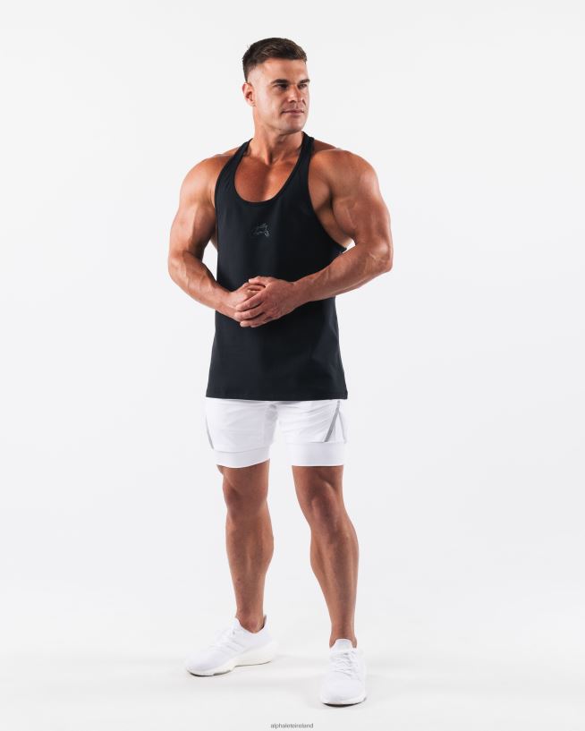 Clothing IE Alphalete Men Wolf Head Stringer Black 2L4400562