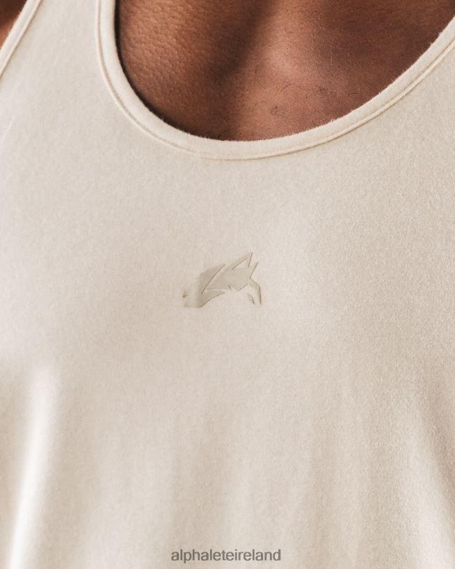 Clothing IE Alphalete Men Wolf Head Tank Sea Salt Brown 2L4400564