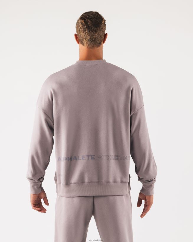 Clothing IE Alphalete Unisex Origin Crewneck Rose Water Pink 2L4400265