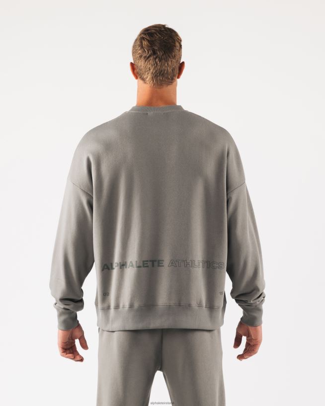 Clothing IE Alphalete Unisex Origin Crewneck Sterling Grey 2L4400268