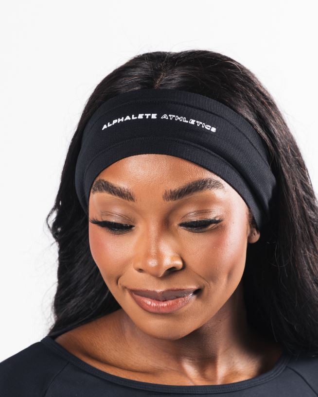 Clothing IE Alphalete Unisex AA Airtech Headband Black 2L4400478