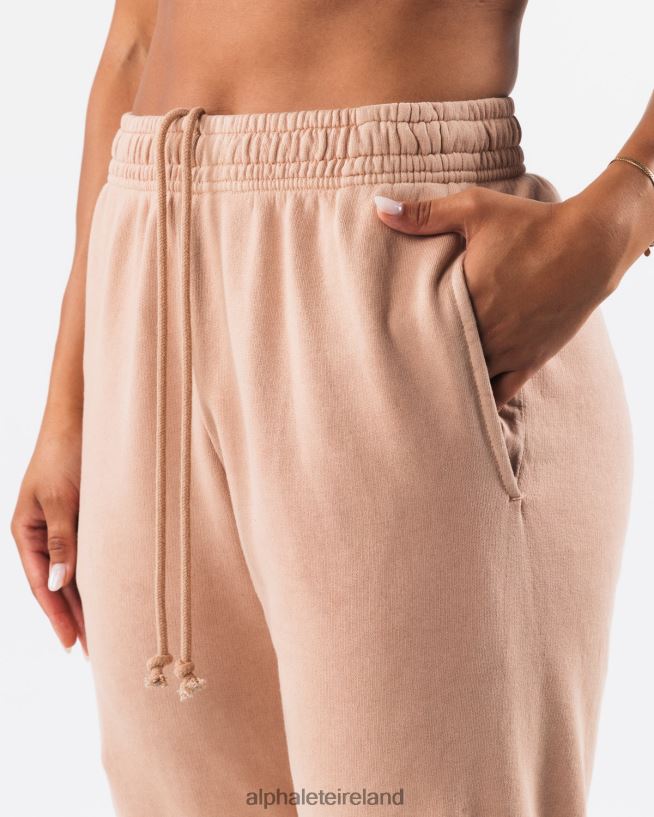 Clothing IE Alphalete Unisex Earth Dye Natural Jogger Ochre Brown 2L4400461