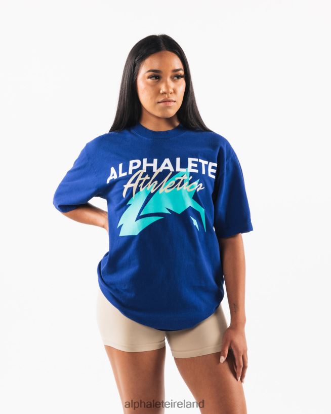 Clothing IE Alphalete Unisex AA Beach Tee Royal Blue 2L4400220
