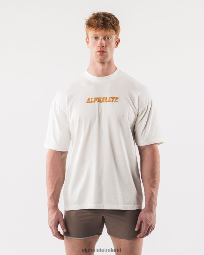 Clothing IE Alphalete Unisex Claw Tee Off White 2L4400217