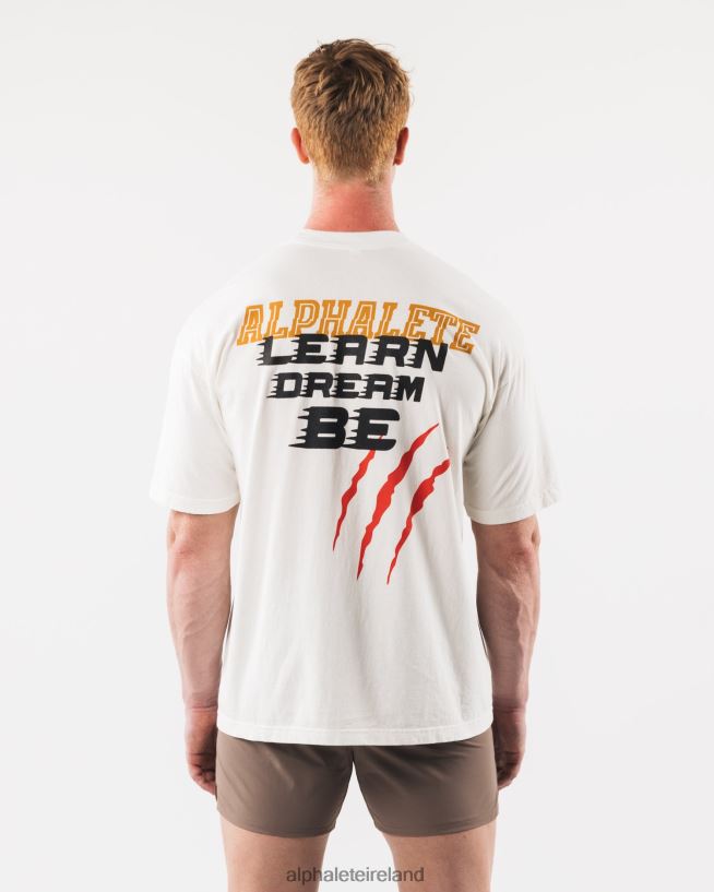 Clothing IE Alphalete Unisex Claw Tee Off White 2L4400217