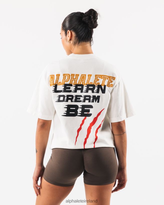 Clothing IE Alphalete Unisex Claw Tee Off White 2L4400217