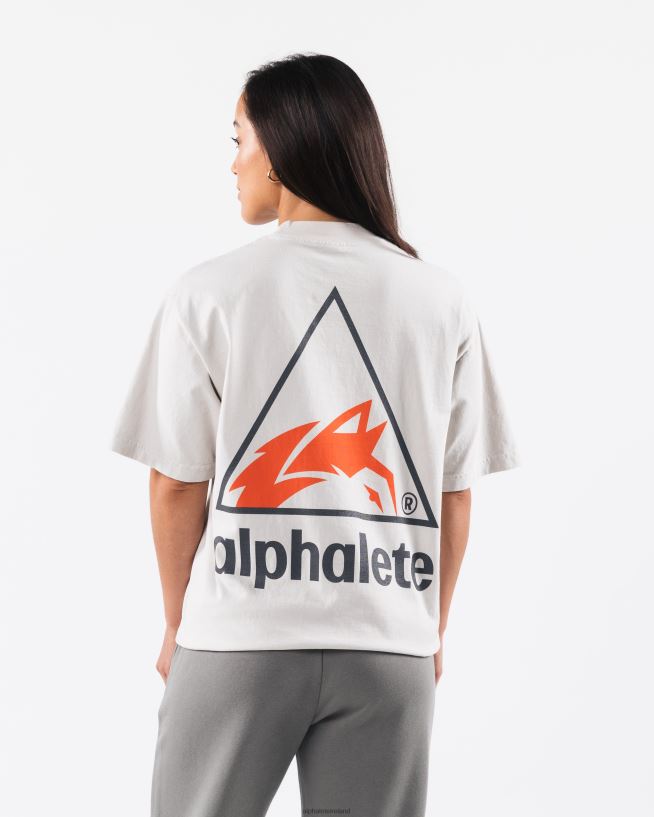 Clothing IE Alphalete Unisex Crest Tee Cement Grey 2L4400177