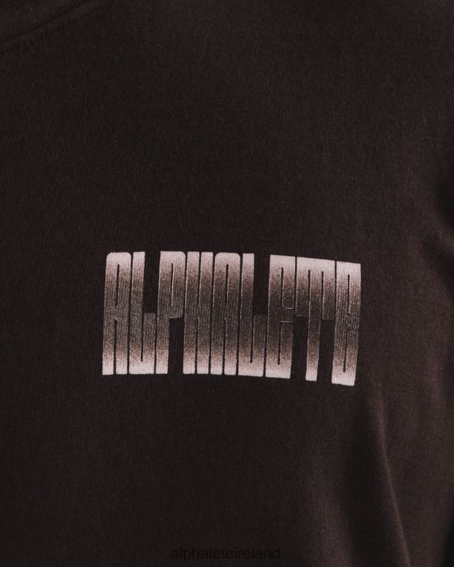 Clothing IE Alphalete Unisex Cryptic Tee Chocolate Brown 2L4400215