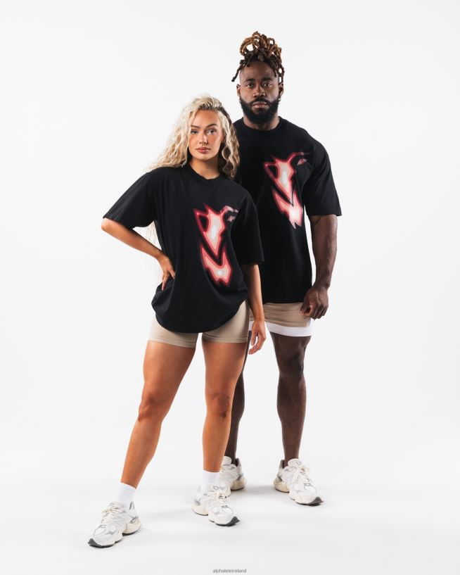 Clothing IE Alphalete Unisex Heatmap Tee Black 2L4400212