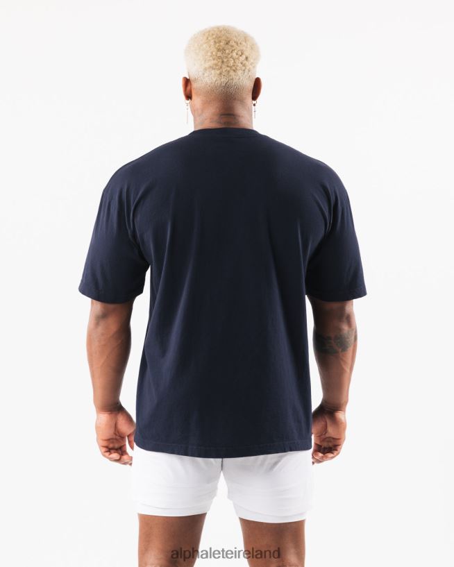 Clothing IE Alphalete Unisex Texas Tee Navy Blue 2L4400230