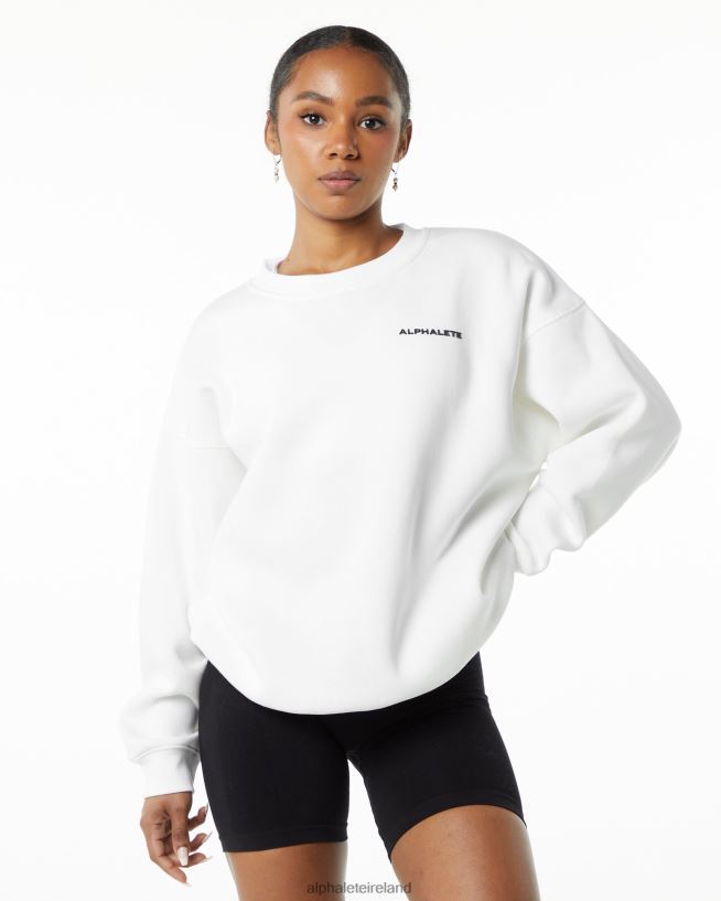 Clothing IE Alphalete Women Classic Crew White 2L4400287