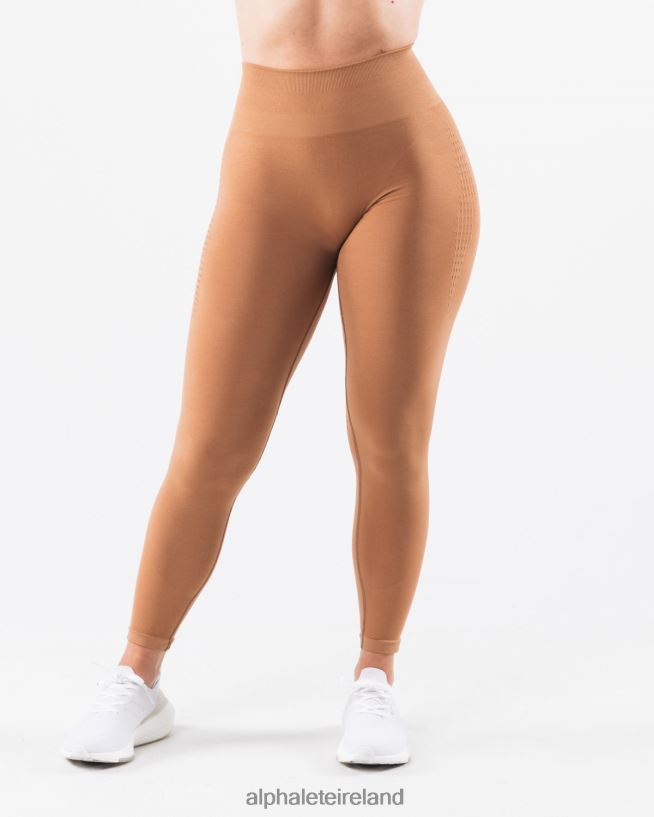Clothing IE Alphalete Women Amplify Contour Legging Clay Brown 2L4400404