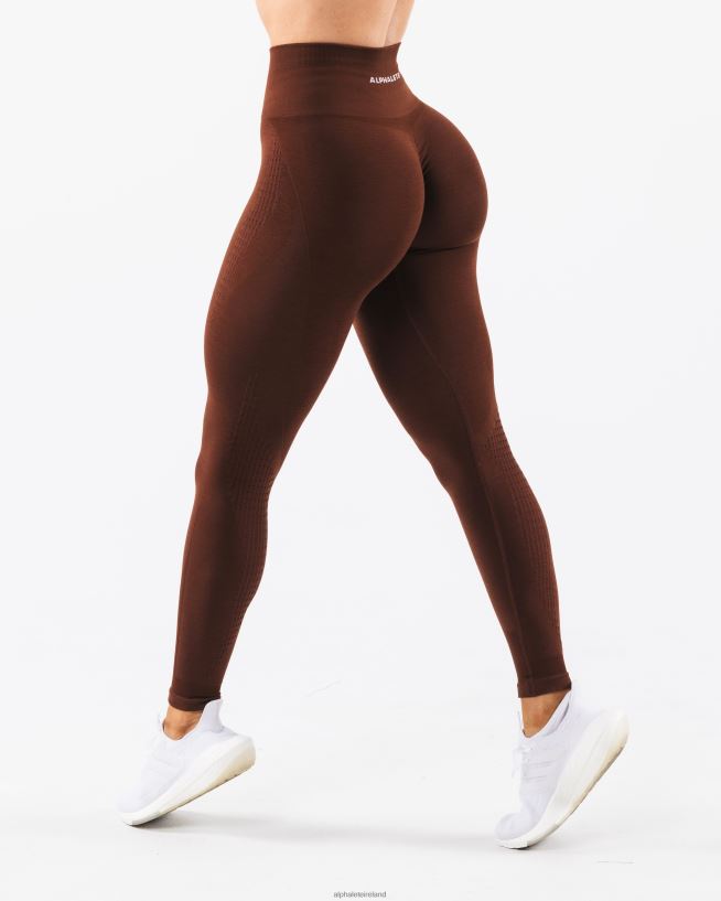 Clothing IE Alphalete Women Amplify Contour Legging Manhattan Brown 2L4400374