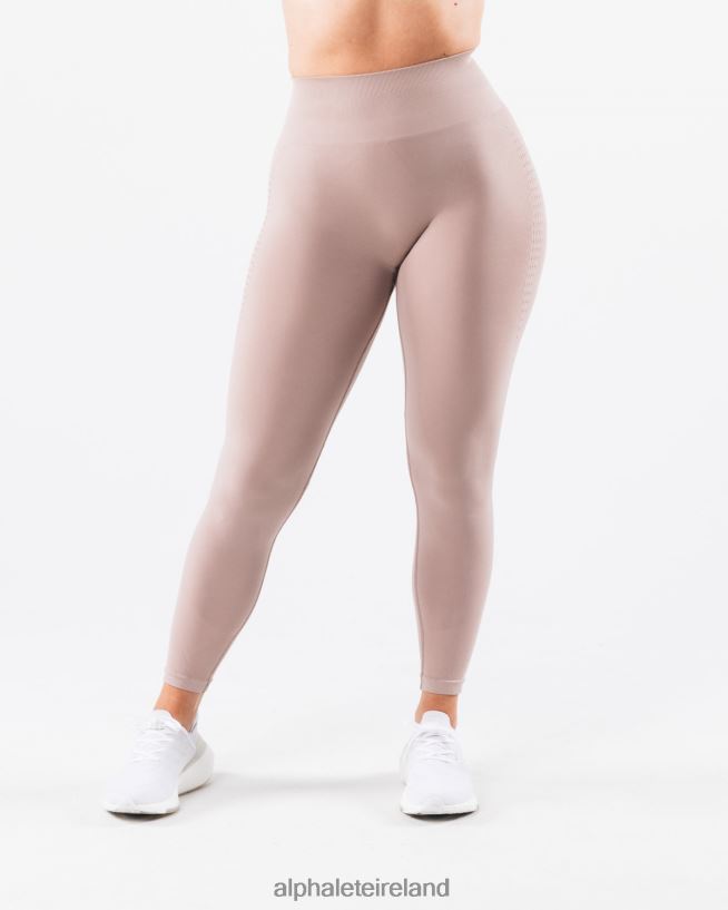 Clothing IE Alphalete Women Amplify Contour Legging Porcelain Brown 2L4400402