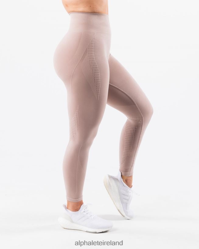 Clothing IE Alphalete Women Amplify Contour Legging Porcelain Brown 2L4400402