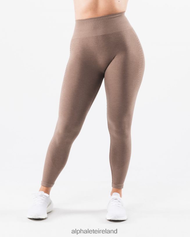 Clothing IE Alphalete Women Amplify Contour Legging Sand Brown 2L4400403
