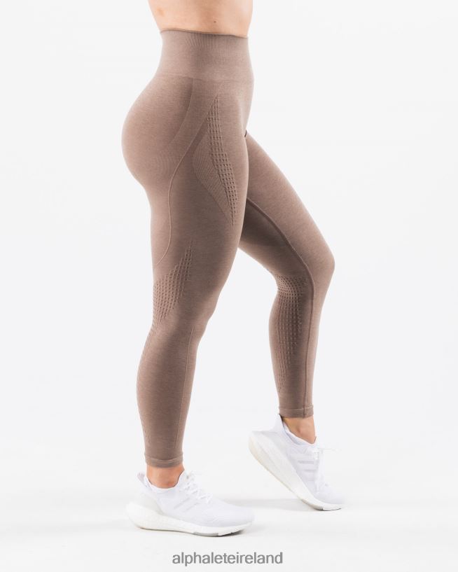 Clothing IE Alphalete Women Amplify Contour Legging Sand Brown 2L4400403