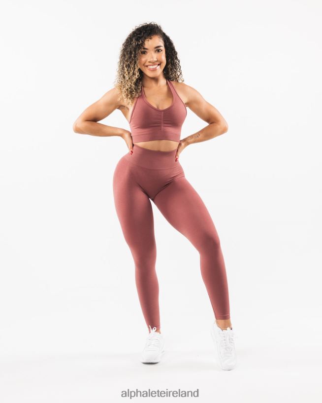 Clothing IE Alphalete Women Amplify Legging Rose Red 2L4400424