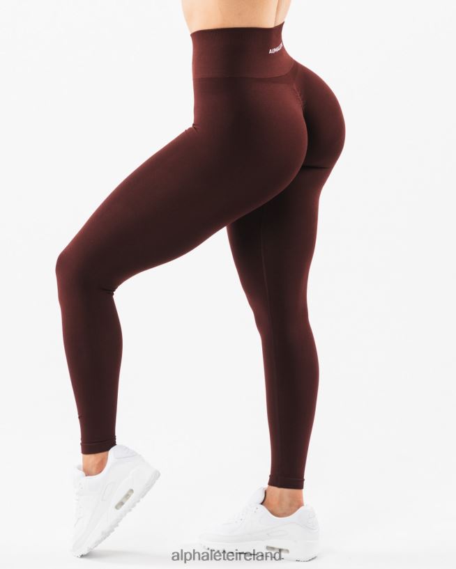 Clothing IE Alphalete Women Amplify Legging Sangria Red 2L4400423