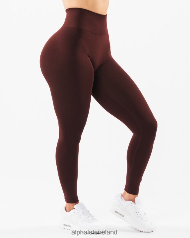 Clothing IE Alphalete Women Amplify Legging Sangria Red 2L4400423