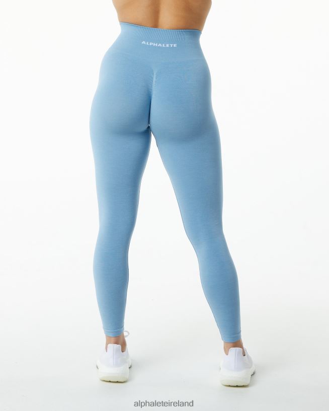 Clothing IE Alphalete Women Amplify Legging Washed Denim Blue 2L4400441