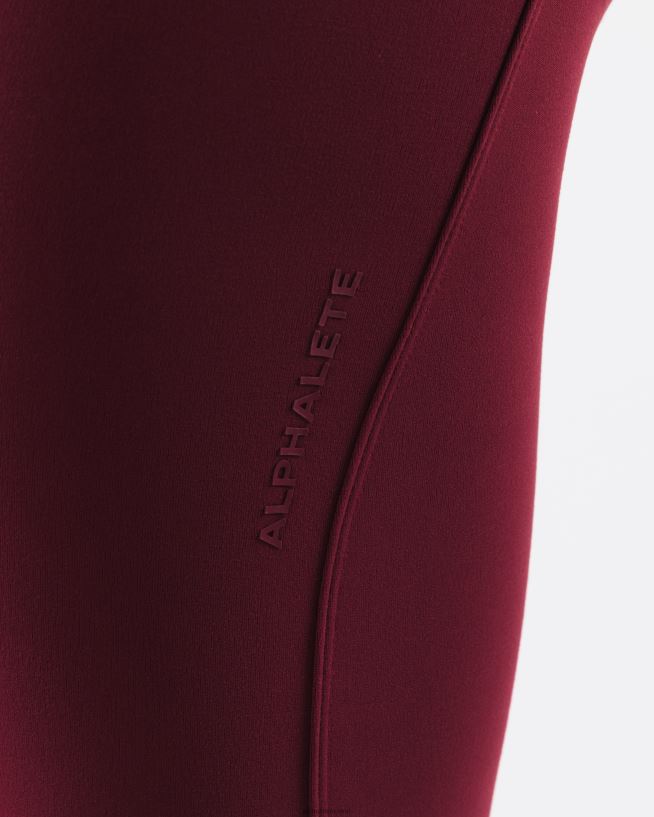 Clothing IE Alphalete Women Aura Flared Pant Cran Red 2L4400376