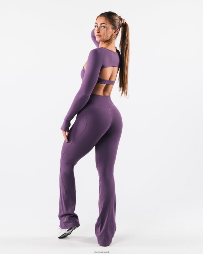 Clothing IE Alphalete Women Aura Flared Pant Tall Aster Purple 2L4400383