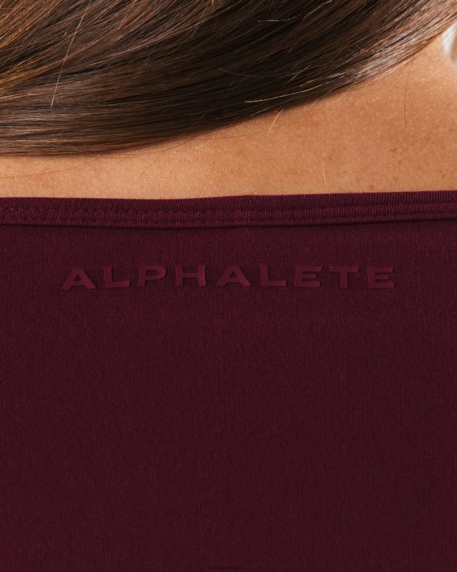 Clothing IE Alphalete Women Aura Shrug LS Cran Red 2L4400240