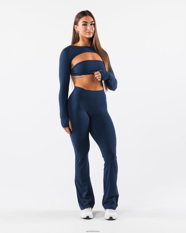 Clothing IE Alphalete Women Aura Shrug LS Ink Blue 2L4400243
