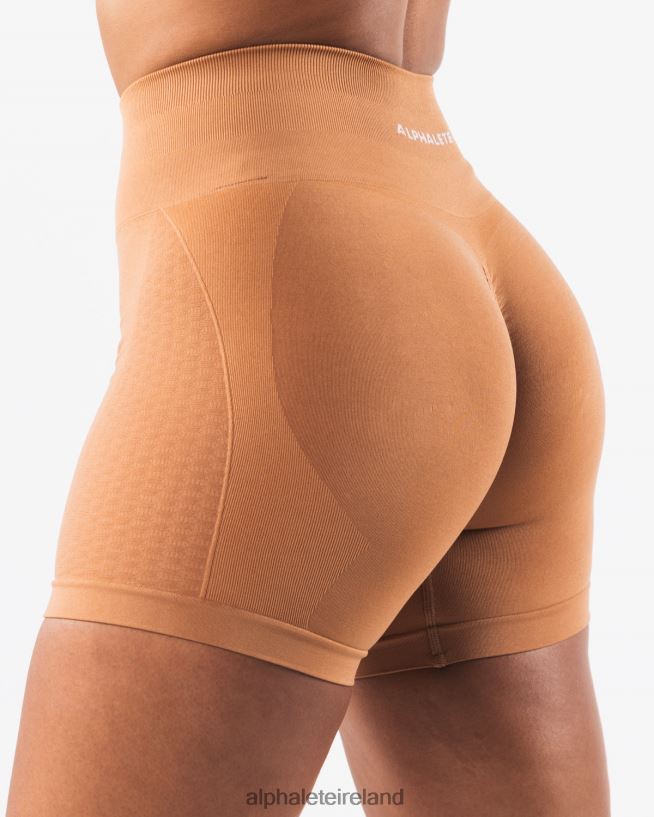 Clothing IE Alphalete Women Amplify Contour Short 5" Clay Brown 2L4400314