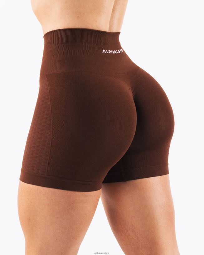 Clothing IE Alphalete Women Amplify Contour Short 5" Manhattan Brown 2L4400297