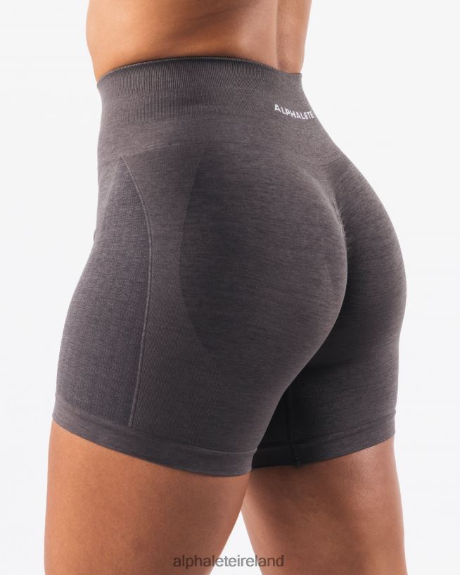 Clothing IE Alphalete Women Amplify Contour Short 5" Pewter Grey 2L4400316