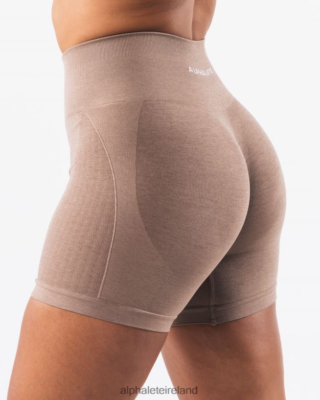 Clothing IE Alphalete Women Amplify Contour Short 5" Sand Brown 2L4400313
