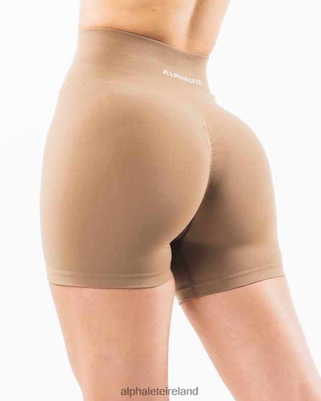 Clothing IE Alphalete Women Amplify Short 4.5" Chai Brown 2L4400338