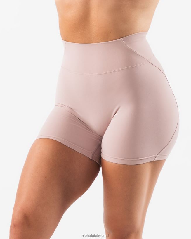 Clothing IE Alphalete Women Aura Short 5" Porcelain Brown 2L4400307
