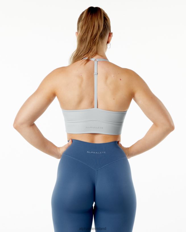 Clothing IE Alphalete Women Alphalux Wonder Bra Thundercloud Grey 2L4400134