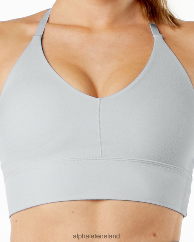 Clothing IE Alphalete Women Alphalux Wonder Bra Thundercloud Grey 2L4400134