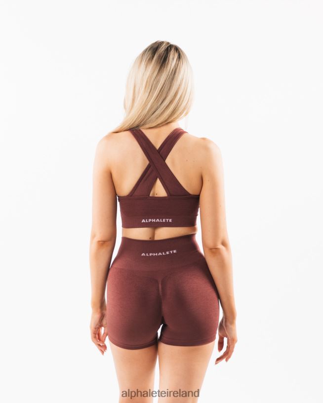 Clothing IE Alphalete Women Amplify Bra Dusty Rose Red 2L440021