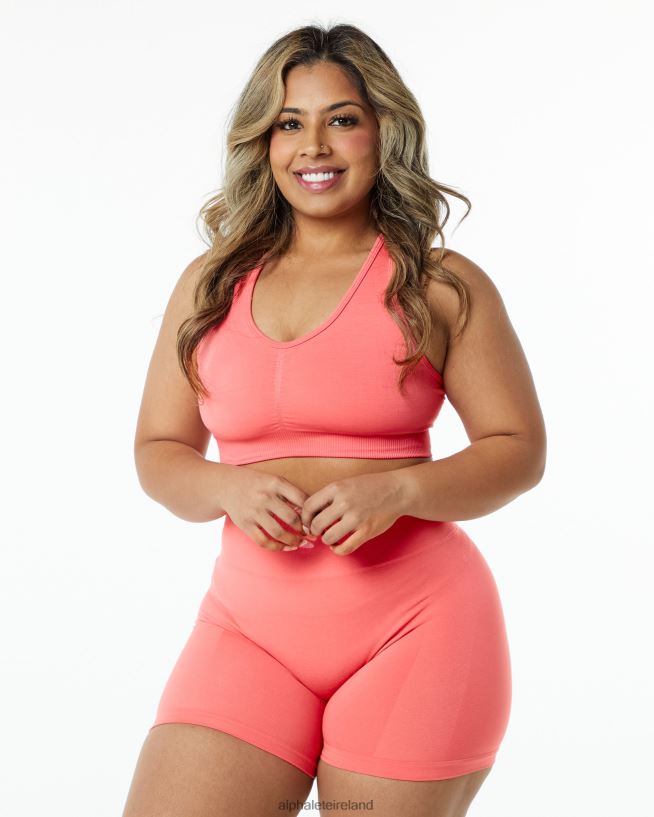 Clothing IE Alphalete Women Amplify Bra Pixel Pink 2L4400116