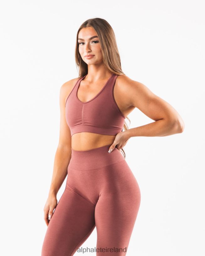 Clothing IE Alphalete Women Amplify Bra Rose Red 2L440097
