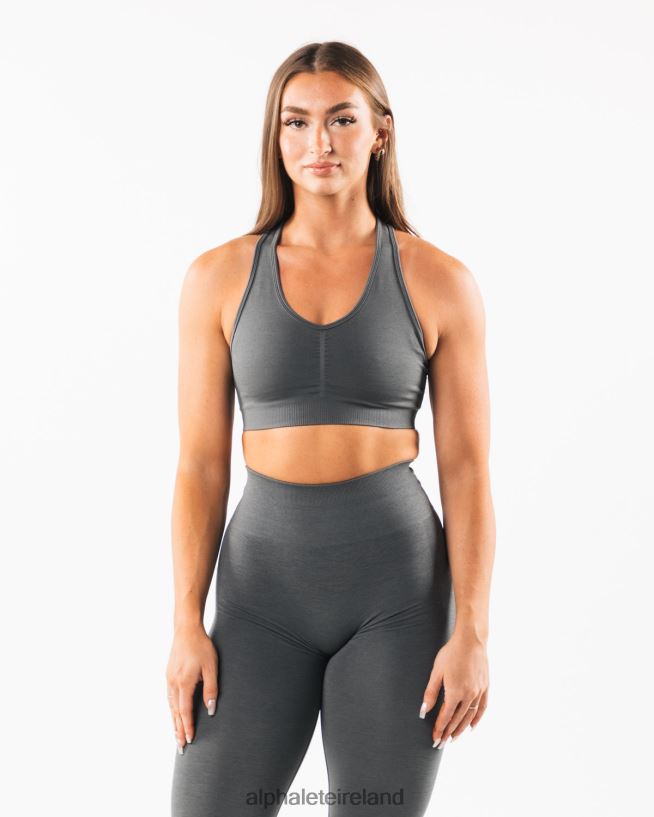 Clothing IE Alphalete Women Amplify Bra Smoke Grey 2L4400113