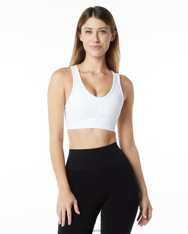 Clothing IE Alphalete Women Amplify Bra White 2L440077