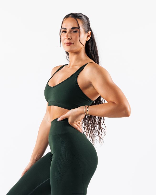 Clothing IE Alphalete Women Amplify Excel Bra Central Park Green 2L44006