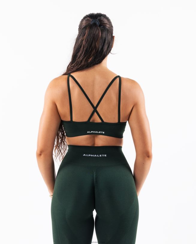 Clothing IE Alphalete Women Amplify Excel Bra Central Park Green 2L44006