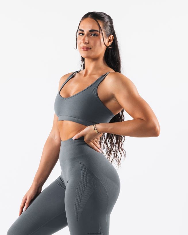 Clothing IE Alphalete Women Amplify Excel Bra Skyscraper Grey 2L44004
