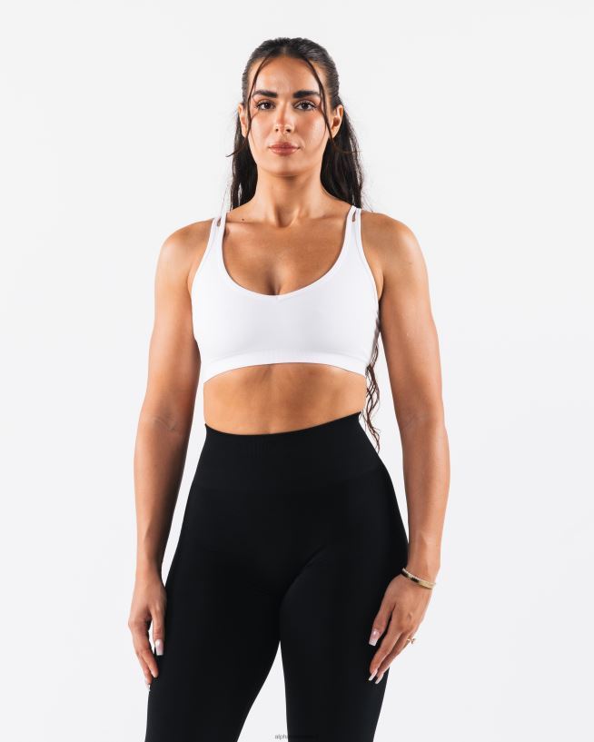 Clothing IE Alphalete Women Amplify Excel Bra White 2L44001