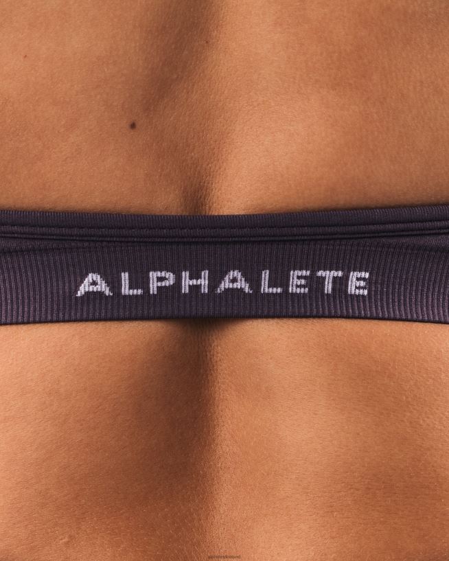 Clothing IE Alphalete Women Amplify Halter Bra Dove Purple 2L440022